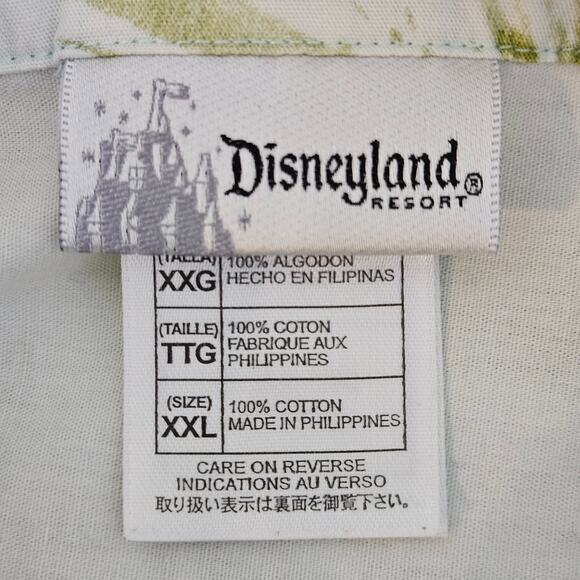 Disneyland Resort Mickey Mouse Hawaiian All-Over Full Print Shirt | Men's XXL - Picture 7 of 16